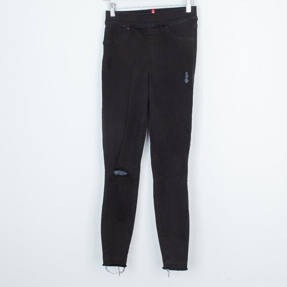 Spanx Vintage Distressed Ankle Skinny Jeans Size Small - Picture 4 of 10